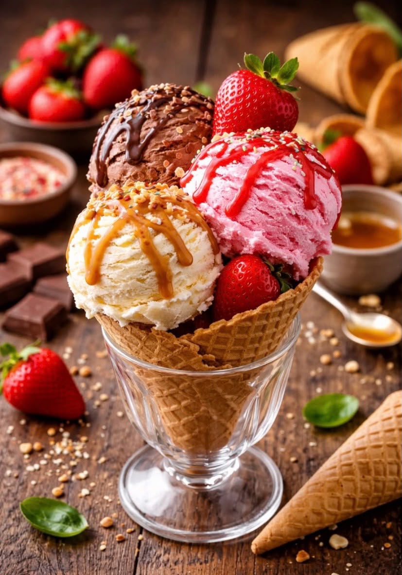 Glace 3 Boules